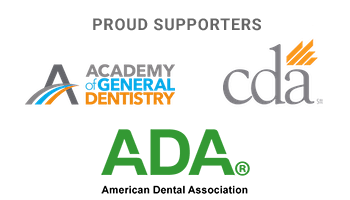 Dental organization support logos