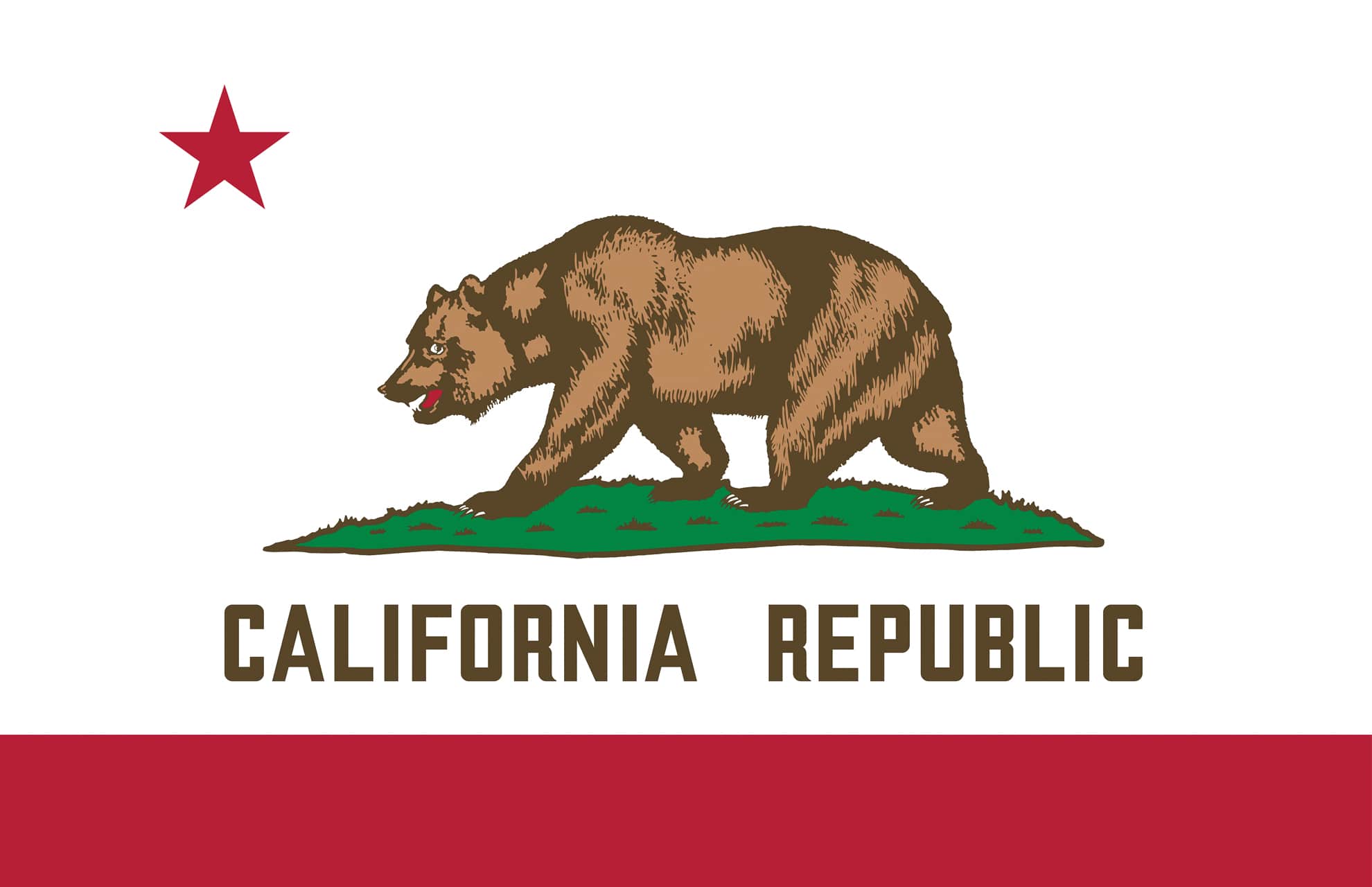 Flag of State of California